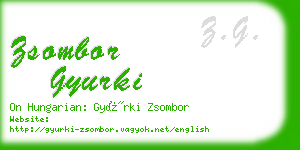 zsombor gyurki business card